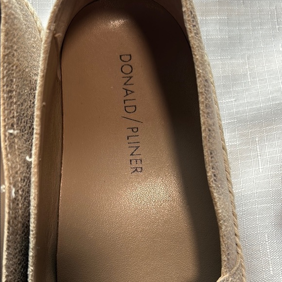 Donald J. Pliner Gold Espadrilles with Shimmery Finish - Picture 2 of 7